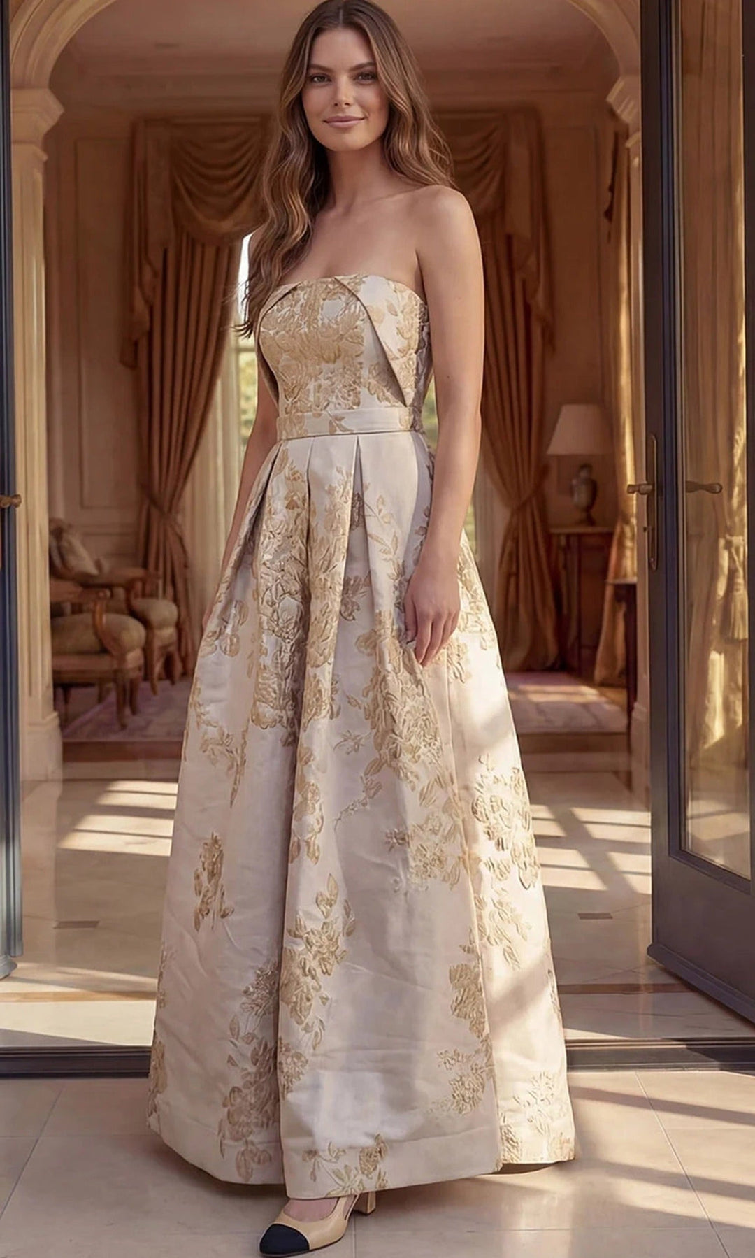Jovani 46550 Champagne/Gold