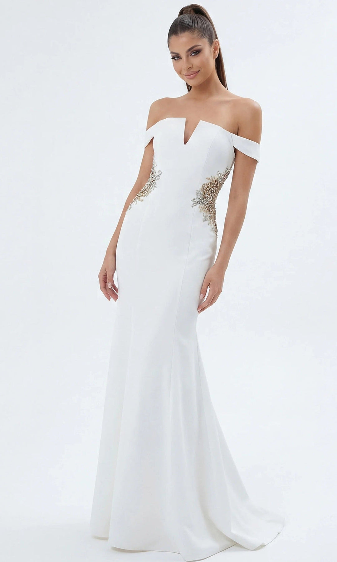 Jovani 46623 Off-White