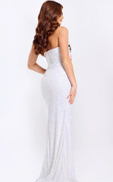 Jovani 46694 White-Multi