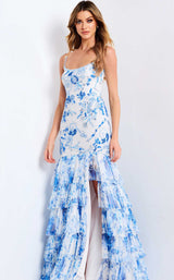 Jovani 46873 White/Blue