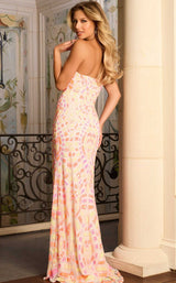 Jovani 46938 Ivory/Fuchsia