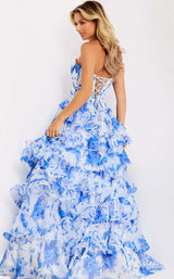 Jovani 47029 White/Blue