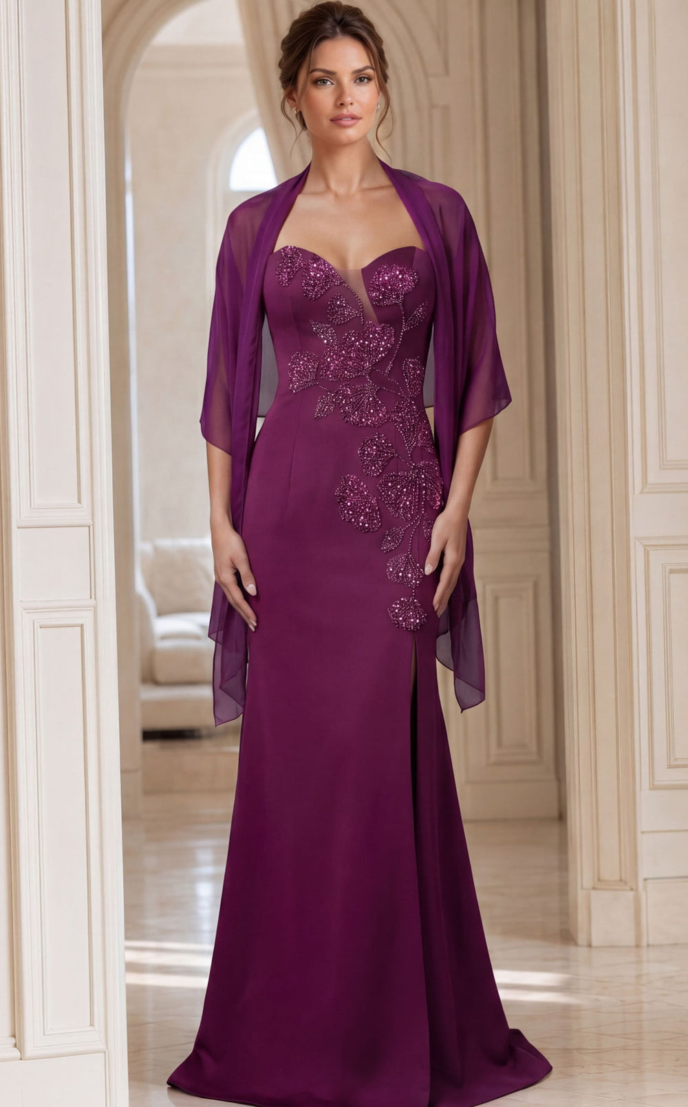 Jovani 47155 Magenta