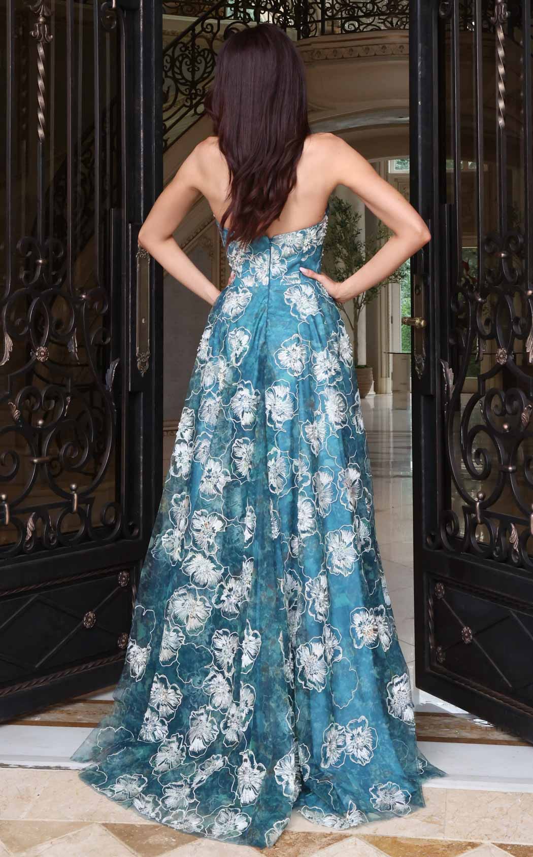 Jovani 47216 Green-Multi