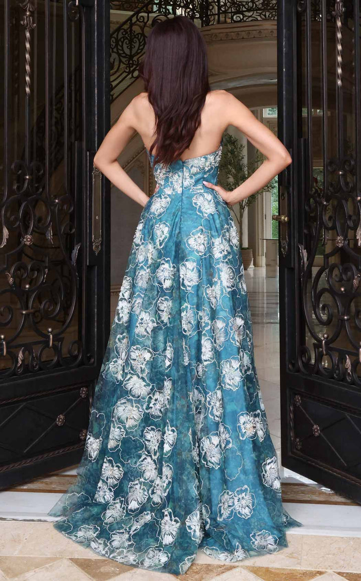 Jovani 47216 Green-Multi