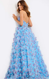 Jovani 47267 Blue-Multi