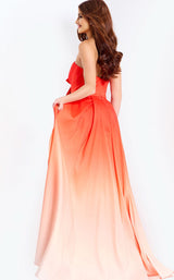 Jovani 47554 Orange-Ombre