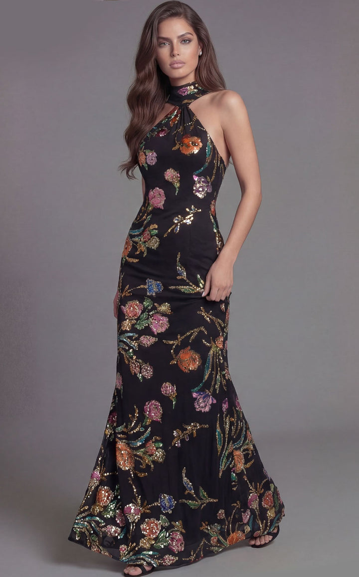 Jovani 47624 Black-Multi