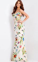 Jovani 47626 Ivory-Multi