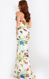 Jovani 47626 Ivory-Multi