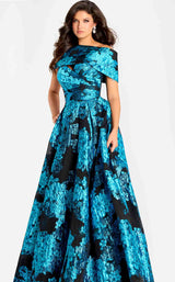 Jovani 47630 Peacock/Black
