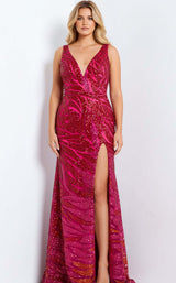 Jovani 47682 Fuchsia-Multi