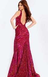 Jovani 47682 Fuchsia-Multi