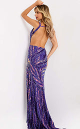 Jovani 47793 Purple-Multi