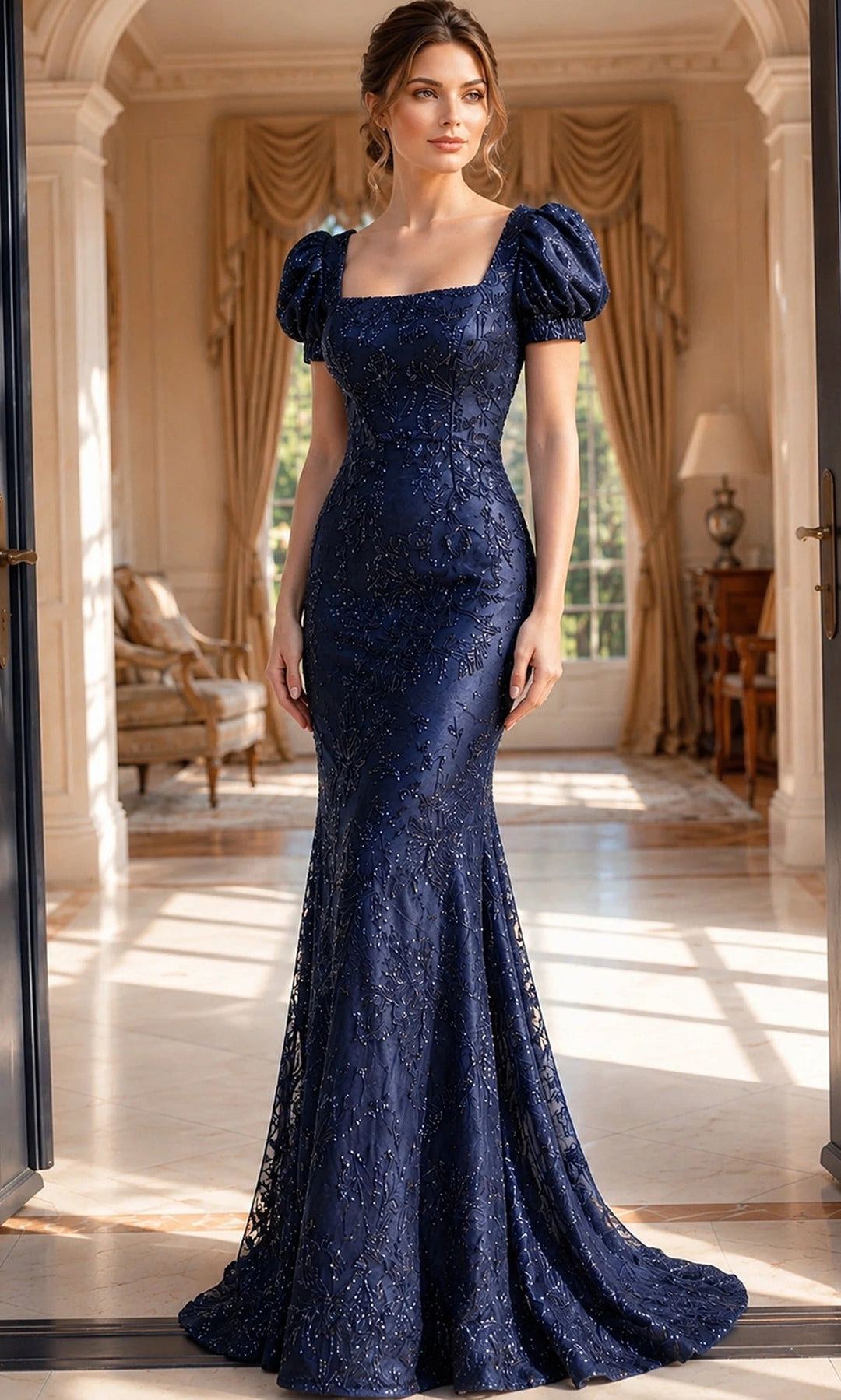 Jovani 48111 Navy
