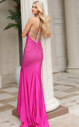 Jovani 48123 Fuchsia