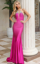 Jovani 48123 Fuchsia