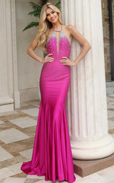 Jovani 48123 Fuchsia