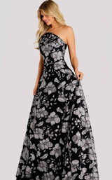 Jovani 48175 Black/Silver