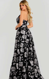 Jovani 48175 Black/Silver