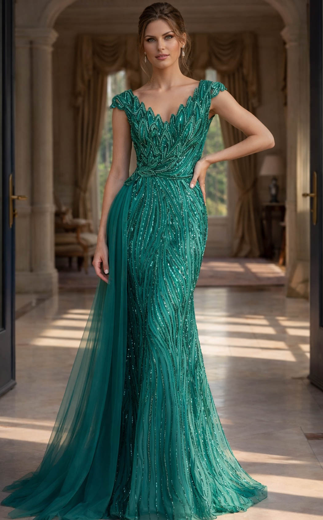 Jovani 48413 Emerald
