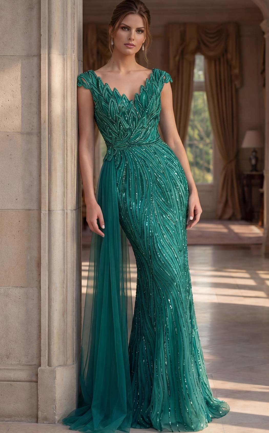Jovani 48413 Emerald