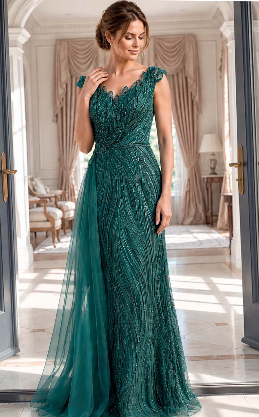 Jovani 48413 Emerald