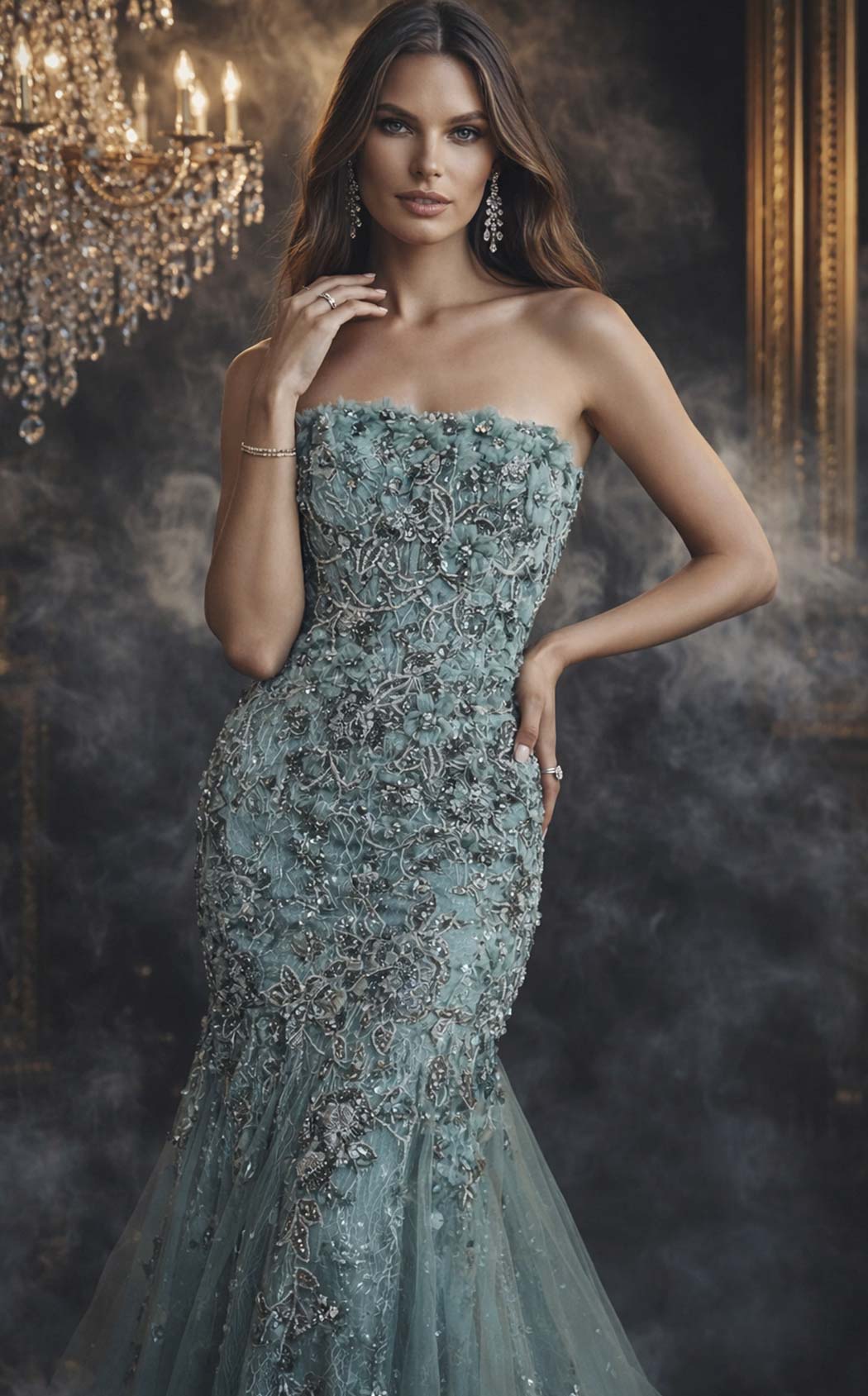 Jovani 48476 Sage