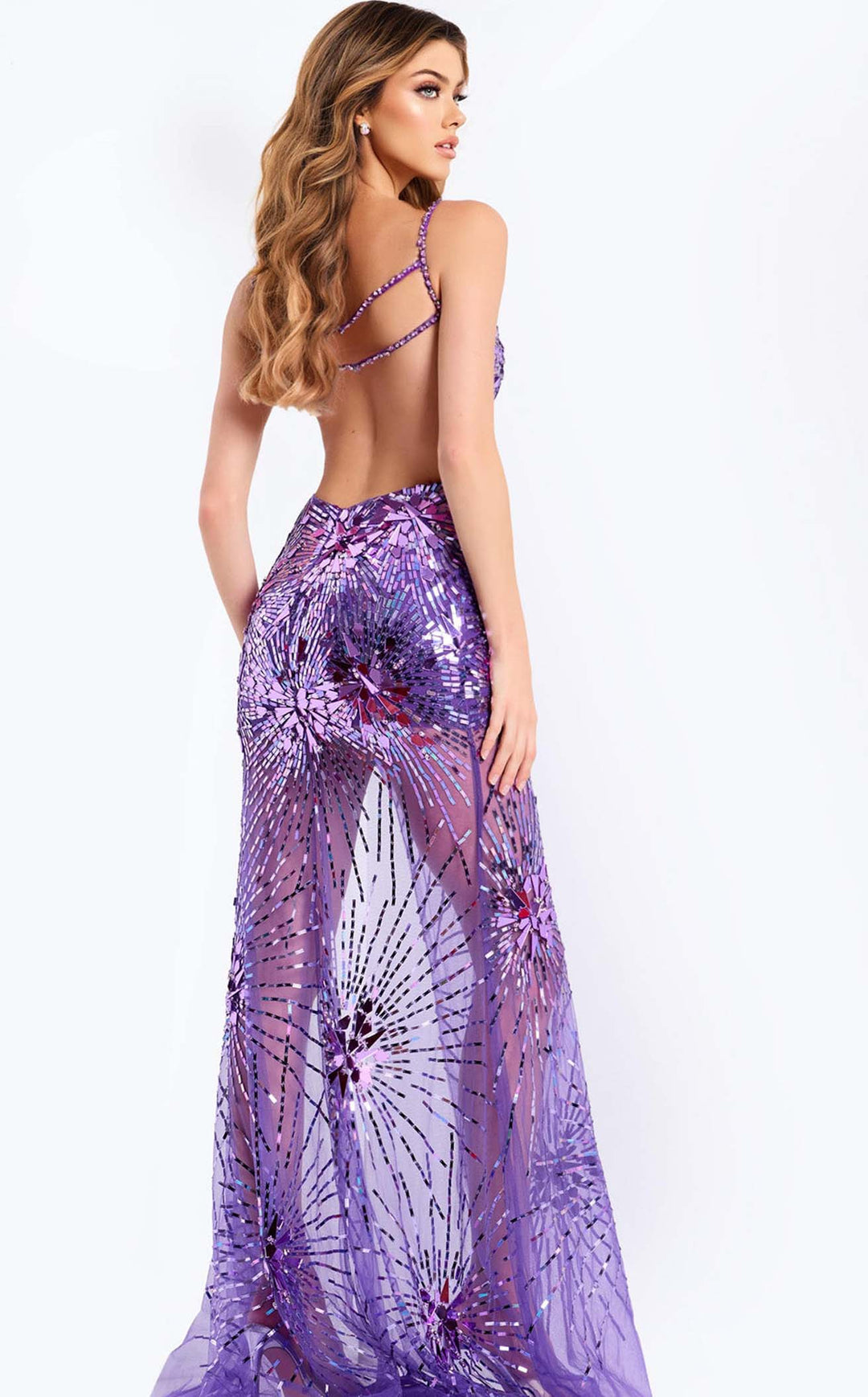 Jovani 48502 Purple