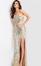 Jovani 48526 Nude/Gold