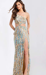 Jovani 48526 Nude/Gold