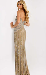 Jovani 48539 Nude/Gold