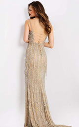 Jovani 48548 Nude/Silver