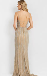 Jovani 48548 Nude/Silver