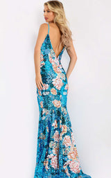 Jovani 48637 Peacock-Multi