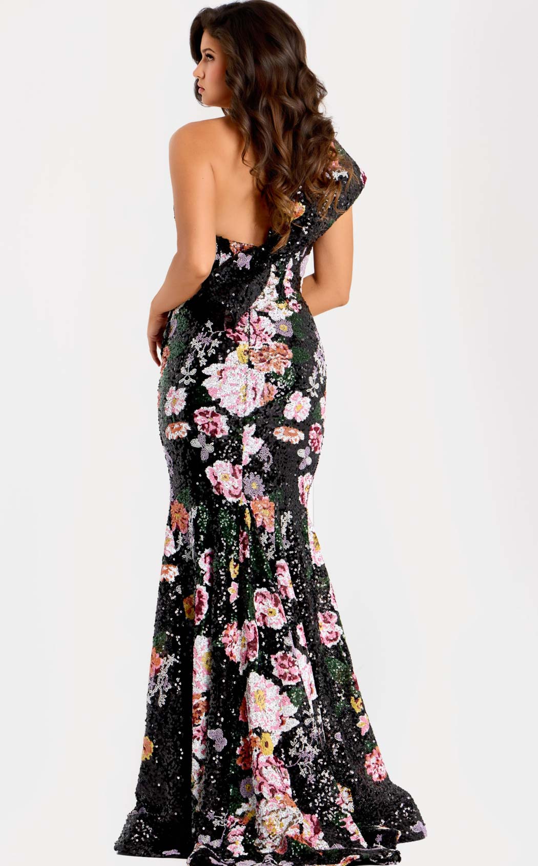 Jovani 48638 Black-Multi