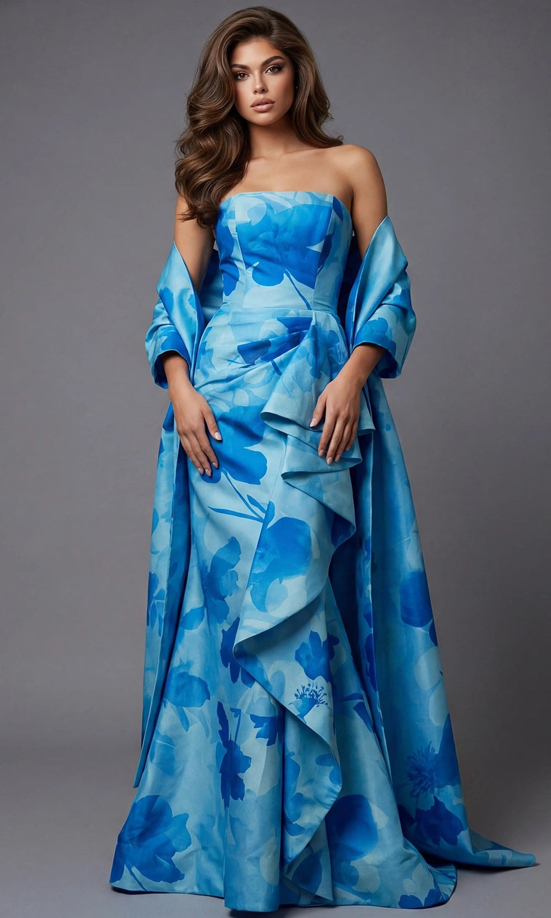 Jovani 48705 Blue
