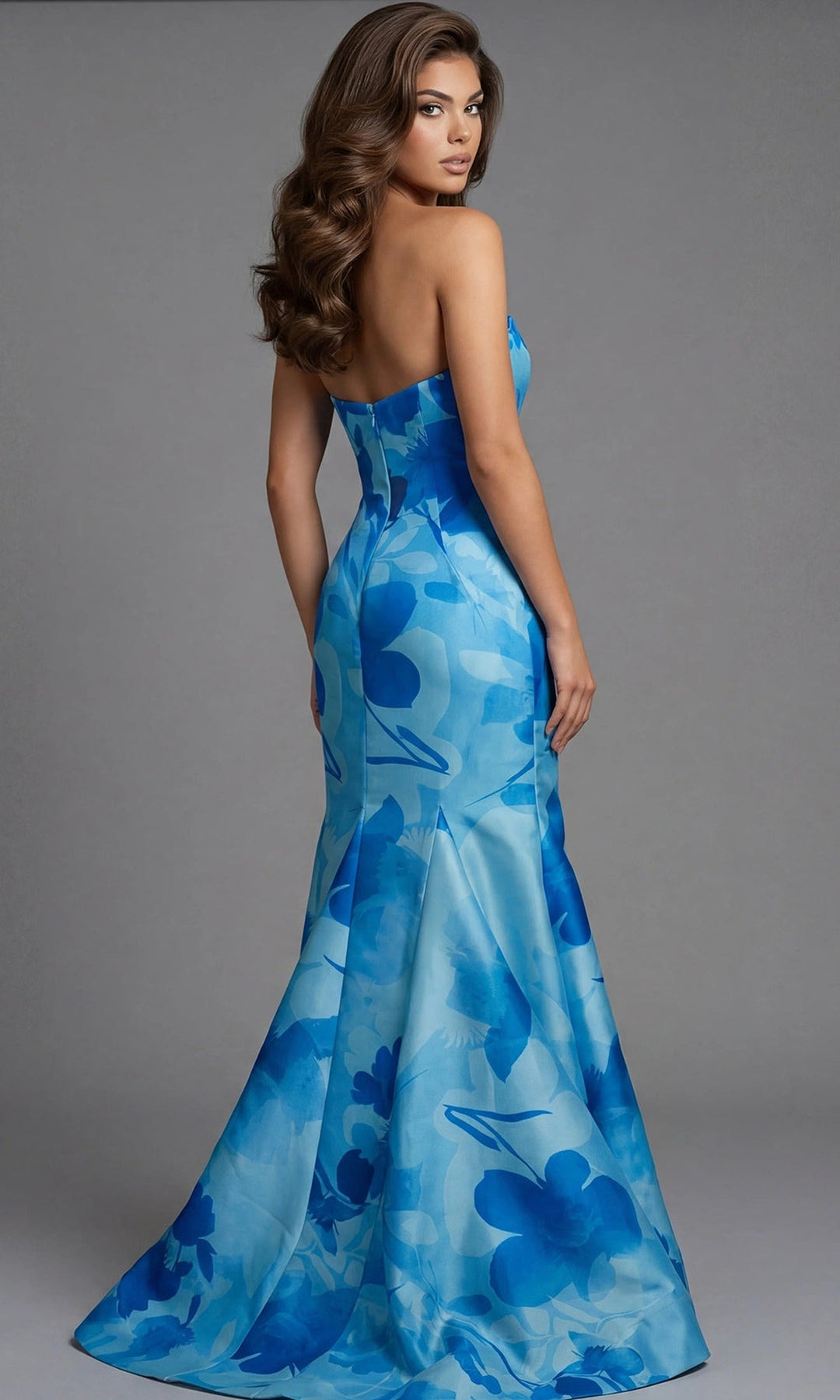 Jovani 48705 Blue