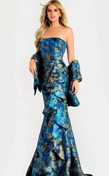 Jovani 48706 Blue