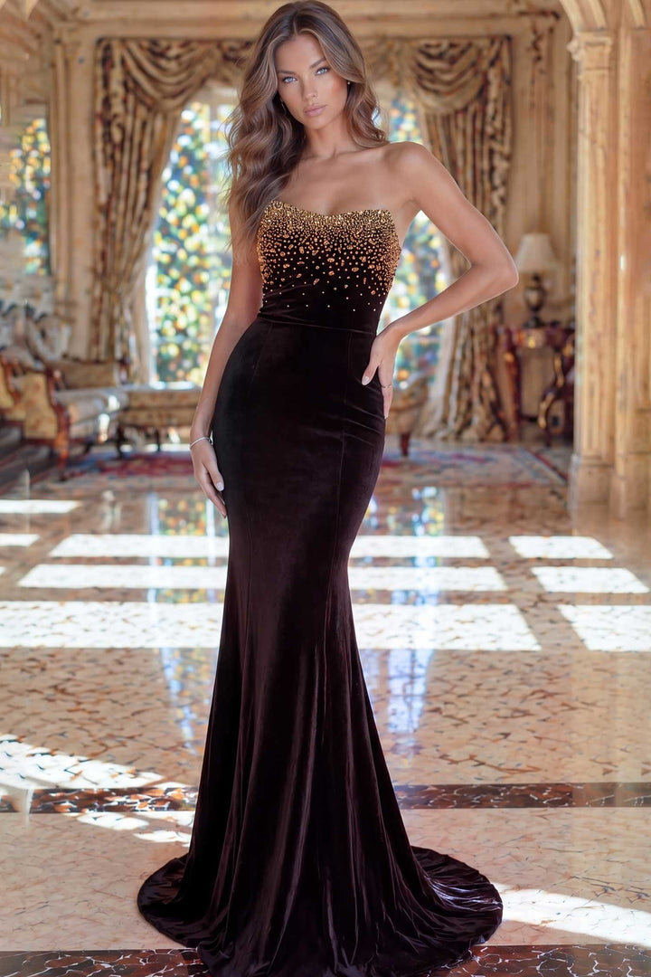 Jovani 48954 Brown