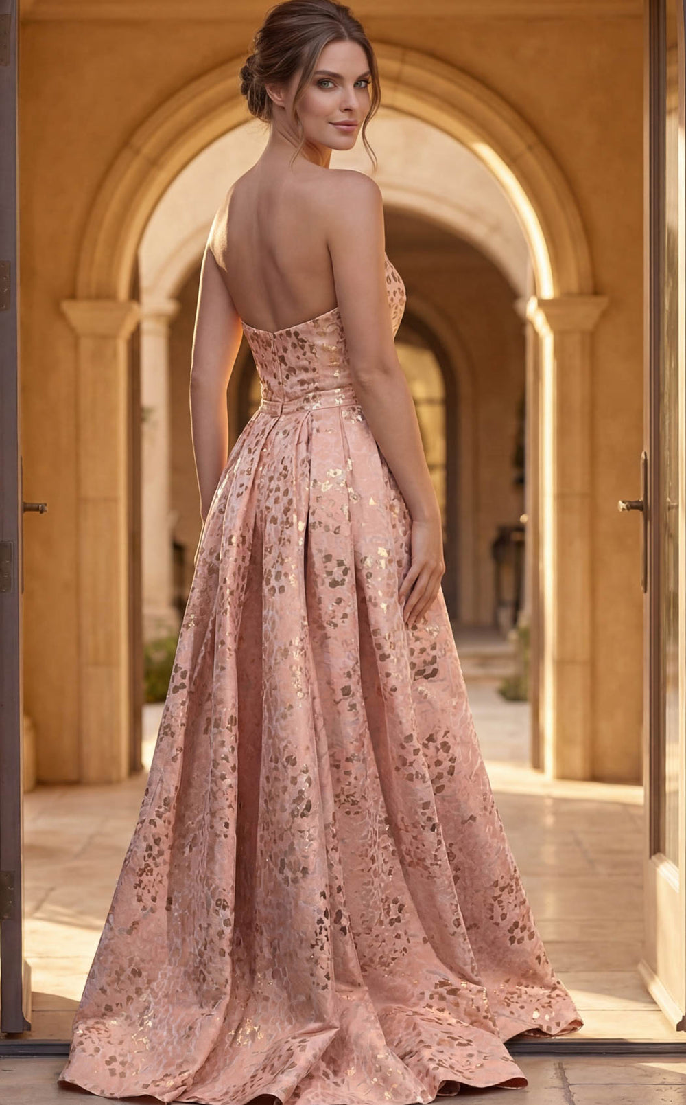 Jovani 48999 Peach