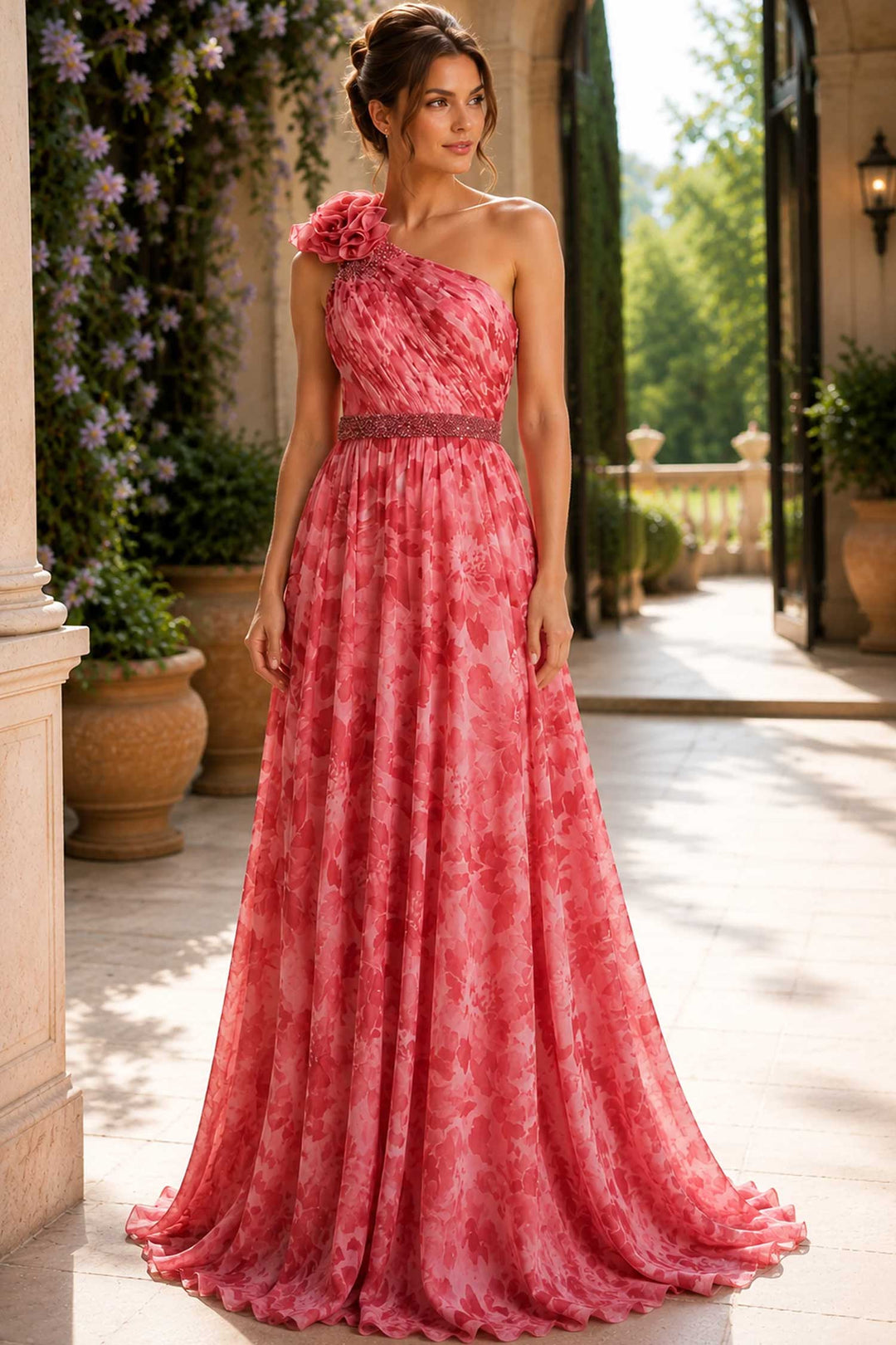 Jovani 49018 Pink-Multi