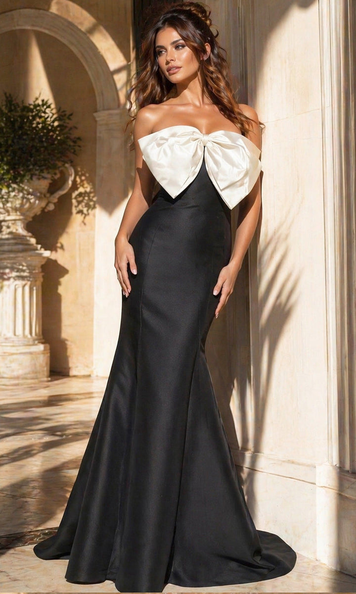 Jovani 49078 Black/White