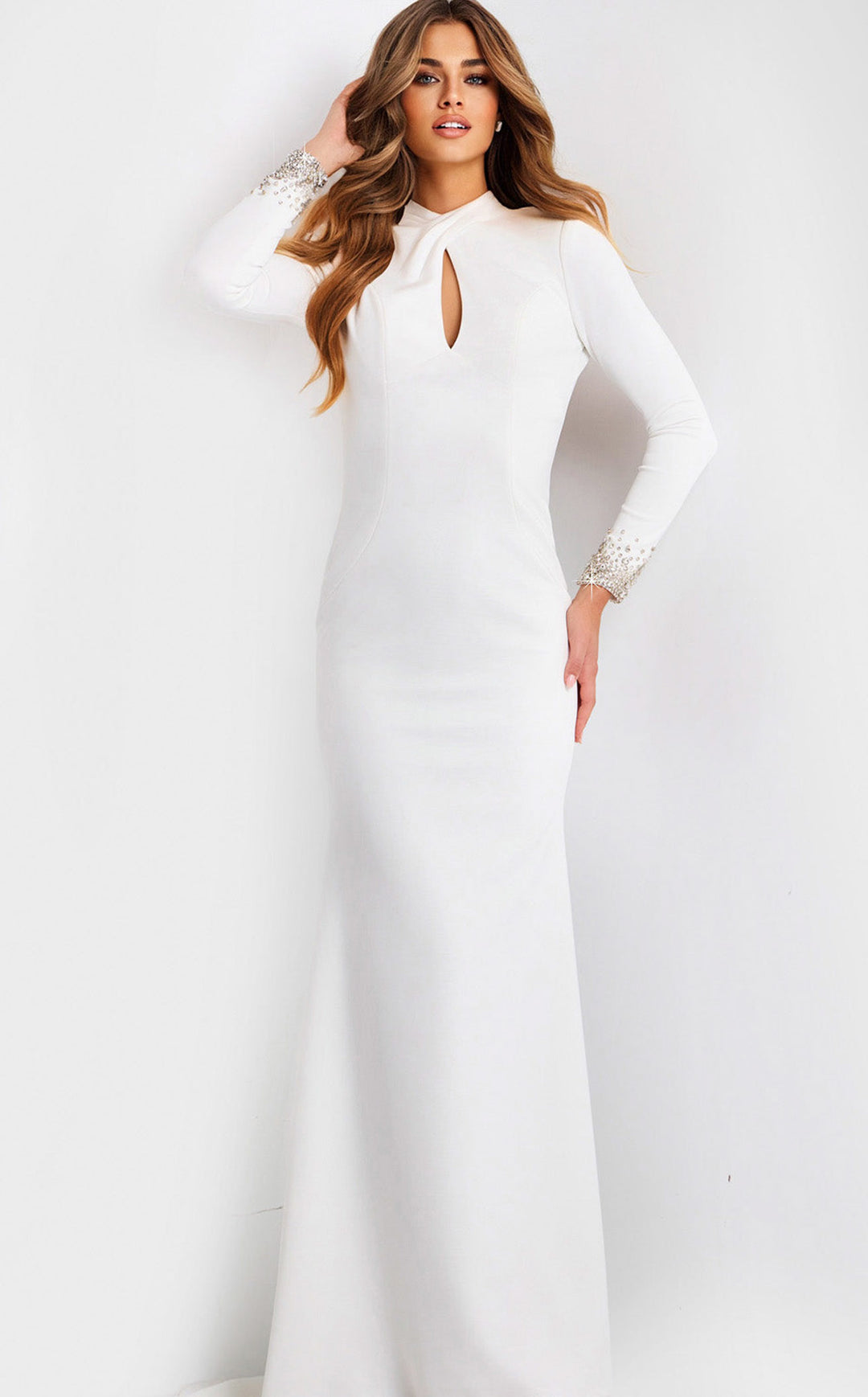 Jovani 49126 Off-White