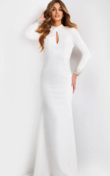 Jovani 49126 Off-White