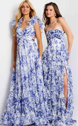 Jovani 49143 White/Blue