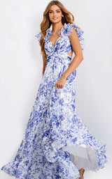 Jovani 49143 White/Blue
