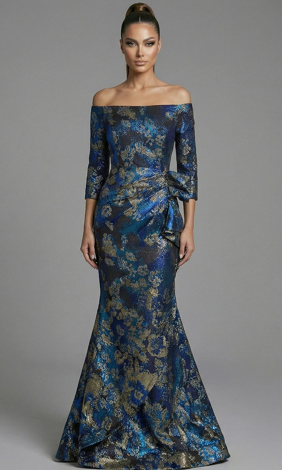 Jovani 49165 Blue