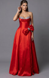 Jovani 49196 Orangy-Red