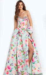 Jovani 49197 Mint/Multi
